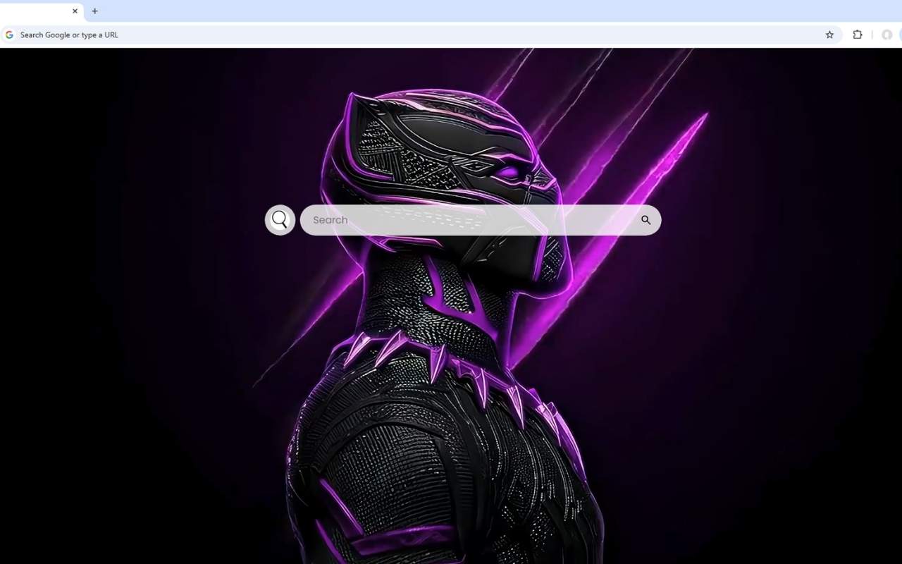 Black Panther Purple Aesthetic Live Wallpaper